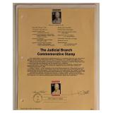 The Judicial Stamp Commemorative Stamp First...