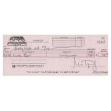 The Exorcist  Linda Blair signed check