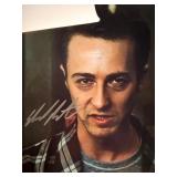 Fight Club Edward Norton signed photo