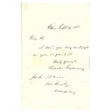 New York Governor Horatio Seymour Signed Civil...