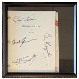 Schindler's List facsimile signed script