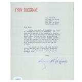 Gods And Monsters Lynn Redgrave Signed Typed...