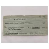 Rod Steiger signed check