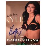 Kylie Jenner signed photo