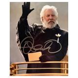 The Hunger Games Donald Sutherland signed photo