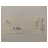 Samantha Eggar Star Wares consignment signed check