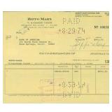Marx Brothers Zeppo Marx Signed Original Yellow...