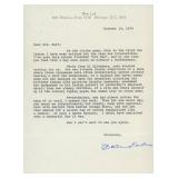 Bette Lord signed letter
