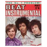 Jimi Hendrix Band Signed Magazine