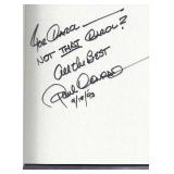 Political Cartoonist Paul Conrad signed book