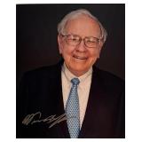 Berkshire Hathaway Warren Buffett signed photo