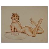 Artist Olivia DeBerardinis Pin Up 1992...
