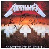 Metallica signed Master Of Puppets album