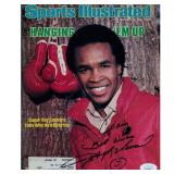 Sugar Ray Leonard Signed Sports Illustrated...