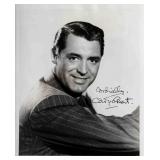 Cary Grant signed portrait photo