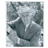 Sportscaster Curt Gowdy signed photo. JSA...