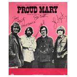 Creedence Clearwater Revival signed sheet music