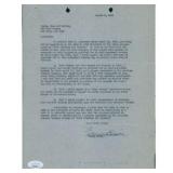 Ziegfeld Follies Fanny Brice Signed Typed...