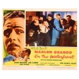 On The Waterfront Marlon Brando signed lobby card