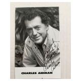 Barnaby Jones Charles Aidman signed photo