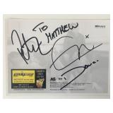 Lasgo signed promo card