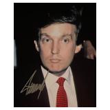 US President Donald Trump signed photo