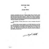 Joseph Heller Picture This Signed Souvenir...