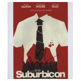 Suburbicon Matt Damon signed photo. GFA...