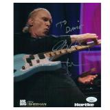 Mr. Big Bassist Billy Sheehan signed photo. JSA...