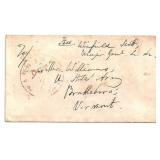 Winfield Scott Signed Civil War Cover