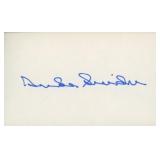 Los Angeles Angels Duke Snider original signature
