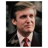 US President Donald Trump signed photo