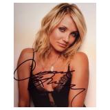 Cameron Diaz signed photo