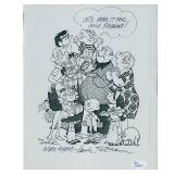 Dennis The Menace Hank Ketcham  Signed Photo