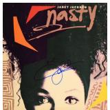 Janet Jackson signed 'Nasty' 12 inch single album