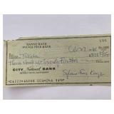 The Five Pennies Sylvia Fine Kaye signed check