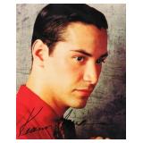 The Matrix Keanu Reeves signed portrait photo