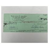 Girls Gone Wild Sue Carol Ladd signed check