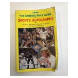 1994 Sanders guide to price autographs signed book