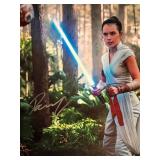 Star Wars Daisy Ridley signed movie photo