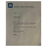Star Wars Billy Dee Williams Signed Letter
