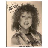 Comedian Elayne Boosler signed photo