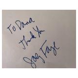 Actor Joey Faya autograph