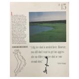 Professional golfer Dave Rummells signed...