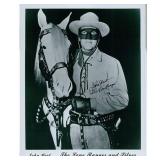 The Lone Ranger John Hart Signed Photo JSA