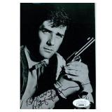 Wagon Train Robert Fuller Signed  Photo JSA...