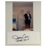 Astronaut Jerry Carr Signed Card