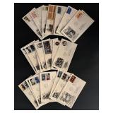 Lot of 20 USA commemorative FDC