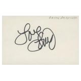 Comedian Louie Anderson signature cut