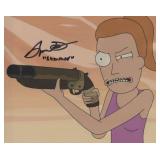 Rick and Morty Spencer Grammer Signed Photo